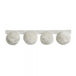 Pom White Fringe