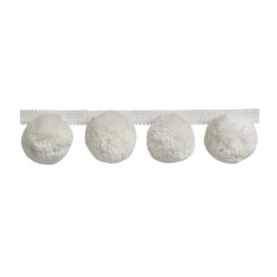 Pom White Fringe