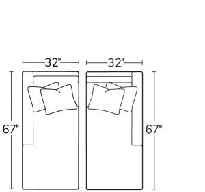 Left Arm Chaise 11LAZRight Arm Chaise 11RAZ