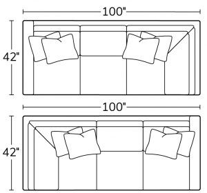 Left Arm Sofa Return 11LSRRight Arm Sofa Return 11RSR