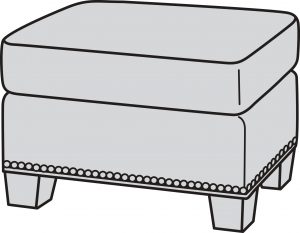 Ottoman 136Storage Ottoman 1136