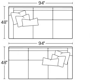 Left Arm Sofa 13LASRight Arm Sofa 13RAS