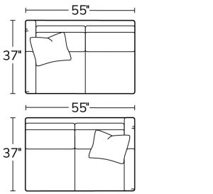 Left Arm Loveseat 16LALRight Arm Loveseat 16RAL