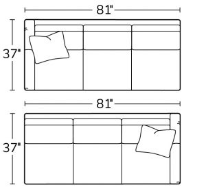 Left Arm Sofa 16LASRight Arm Sofa 16RAS