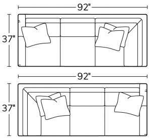 Left Arm Sofa Return 16LSRRight Arm Sofa Return 16RSR