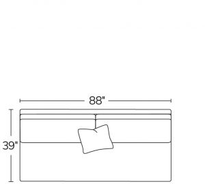 Armless Sofa 20AS