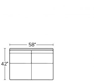Armless Loveseat 23AL