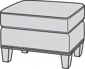 Ottoman 329Storage Ottoman 1329