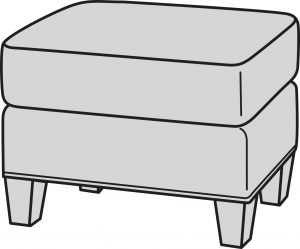 Ottoman 363Storage Ottoman 1363