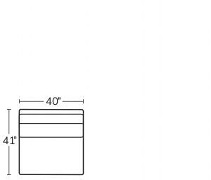 Armless Chair 41AC