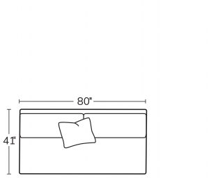 Armless Sofa 41AS