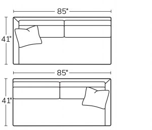 Left Arm Sofa 41LASRight Arm Sofa 41RAS