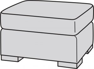 Ottoman 511Storage Ottoman 1511