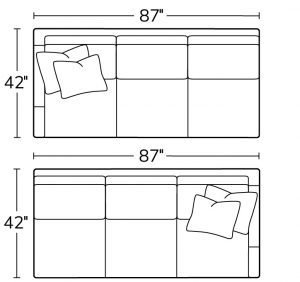 Left Arm Sofa 51LASRight Arm Sofa 51RAS