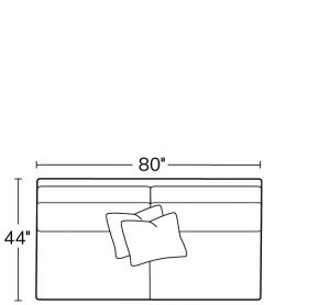 Armless Sofa 57AS