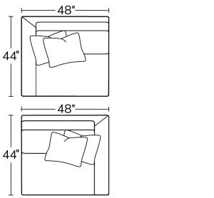Left Arm Chair 57LACRight Arm Chair 57RAC