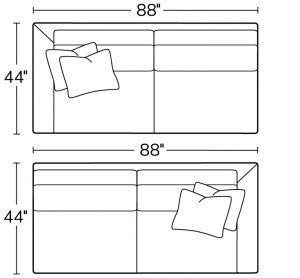 Left Arm Sofa 57LASRight Arm Sofa 57RAS