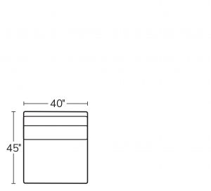Armless Chair 61AC