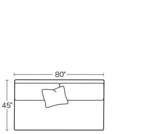 Armless Sofa 61AS