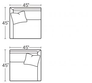 Left Arm Chair 61LACRight Arm Chair 61RAC