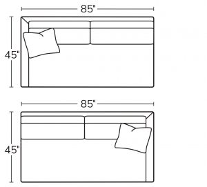 Left Arm Sofa 61LASRight Arm Sofa 61RAS