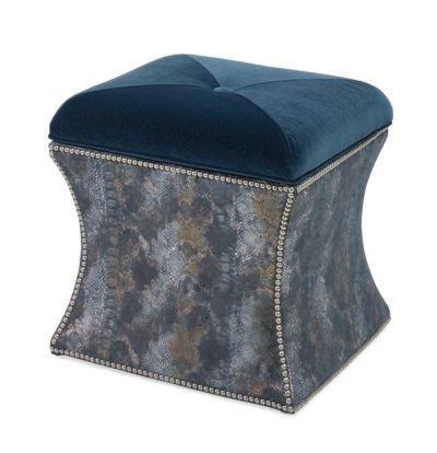 Leda Mitered Storage Ottoman 70