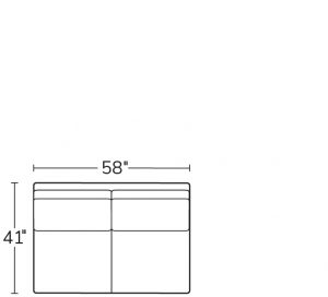 Armless Loveseat 71AL