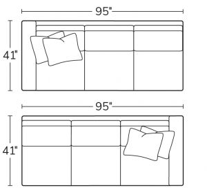 Left Arm Sofa 71LASRight Arm Sofa 71RAS