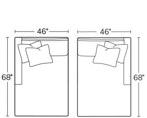 Left Arm Chaise 90LAZRight Arm Chaise 90RAZ
