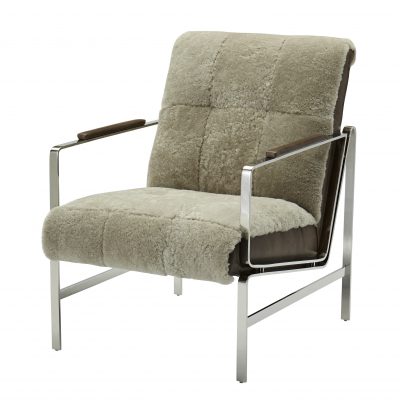 Jada Tufted Chrome Chair 695