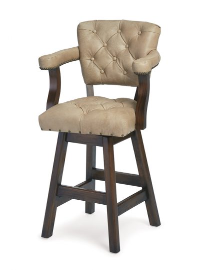 Clint Tufted Swivel Bar Stool 91010