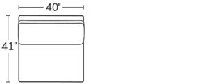Armless Chair 91AC