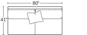 Armless Sofa 91AS