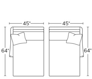 Left Arm Chaise 19LAZRight Arm Chaise 19RAZ