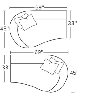 Left Arm Cuddle Loveseat 10LDLRight Arm Cuddle Loveseat 10RDL