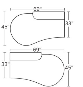 Left Cuddle Chaise 10LDCRight Cuddle Chaise 10RDC